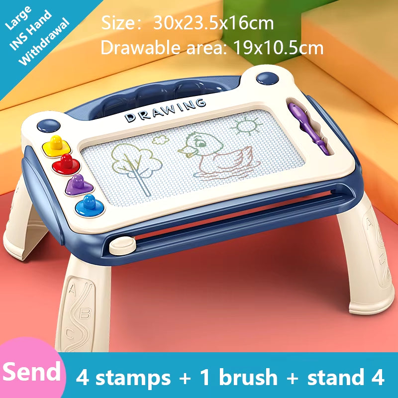 Magnetic Drawing Board for Kids - Colorful Graffiti Art Tool & Educational Toy Gift