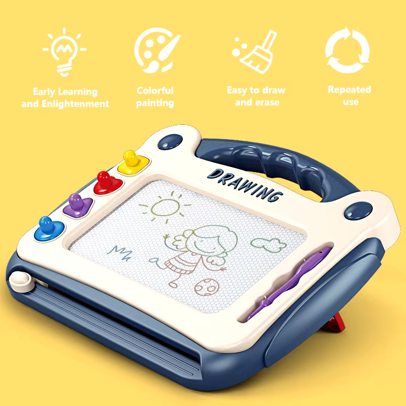 Magnetic Drawing Board for Kids - Colorful Graffiti Art Tool & Educational Toy Gift