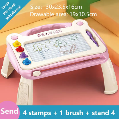 Magnetic Drawing Board for Kids - Colorful Graffiti Art Tool & Educational Toy Gift