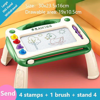 Magnetic Drawing Board for Kids - Colorful Graffiti Art Tool & Educational Toy Gift