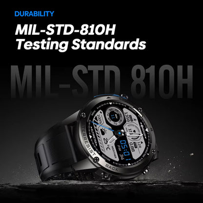 New Zeblaze Stratos 2 Ultra GPS Smart Watch Built-In Compass Barometric Altimeter Dual-Band GNSS Voice Calling Smartwatch 10 ATM