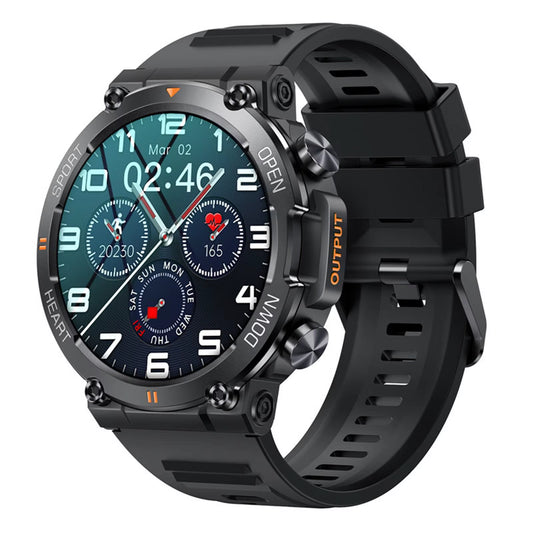K56Pro Men's Smart Watch - Fitness Tracker with Heart Rate Monitor, Bluetooth, 1.39" HD Display, Long Battery Life for Outdoor Sports