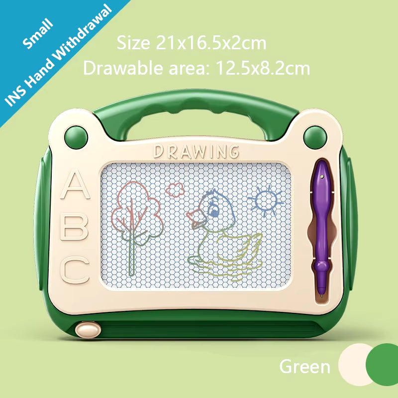 Magnetic Drawing Board for Kids - Colorful Graffiti Art Tool & Educational Toy Gift