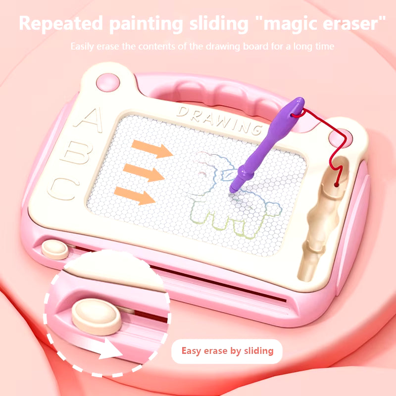 Magnetic Drawing Board for Kids - Colorful Graffiti Art Tool & Educational Toy Gift